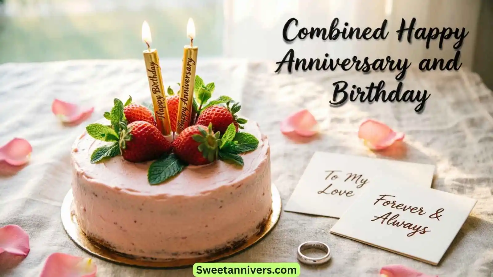 Combined Happy Anniversary and Birthday