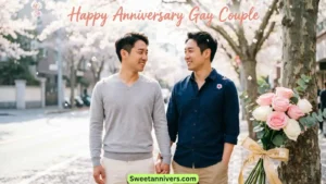 Happy Anniversary Gay Couple