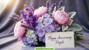 Happy Anniversary Purple