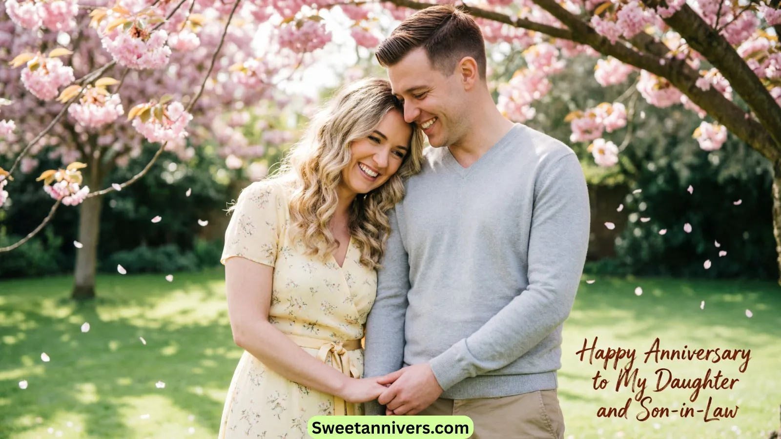 Happy Anniversary to My Daughter and Son-in-Law