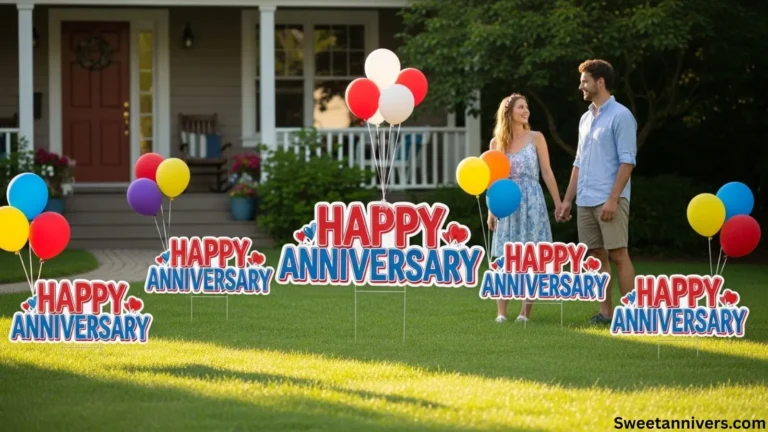 Happy Anniversary Yard Signs