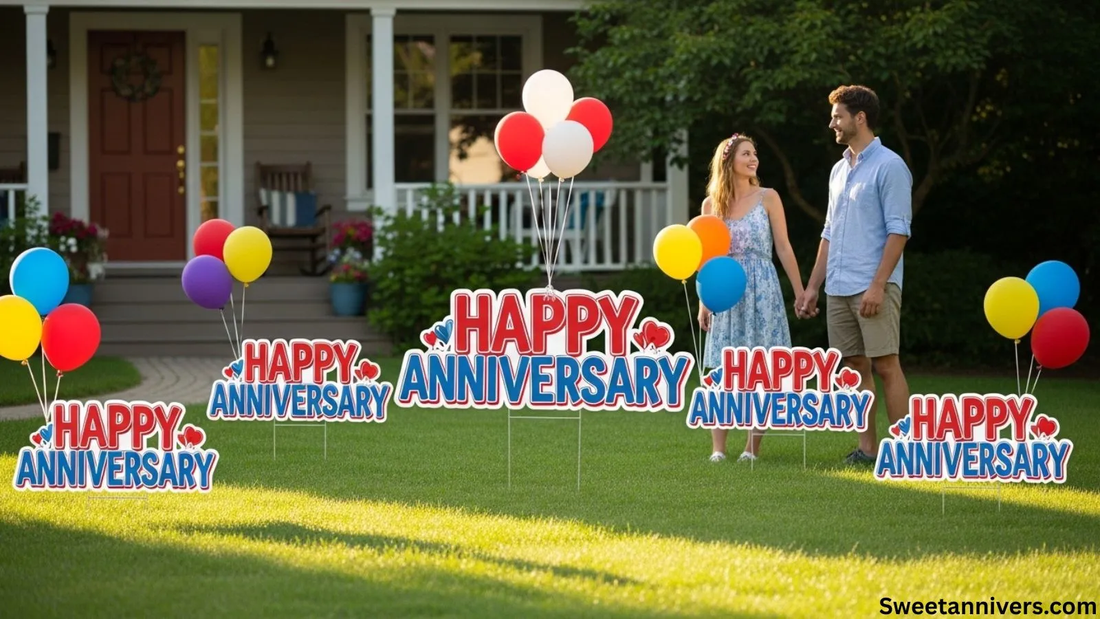Happy Anniversary Yard Signs