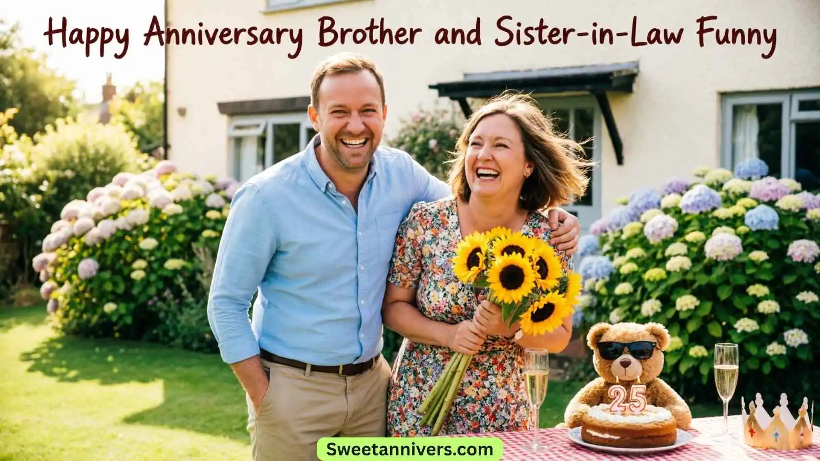 Happy Anniversary Brother and Sister-in-Law Funny
