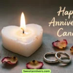 Happy Anniversary Candle