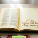 God Bless Religious Bible Verse Happy Anniversary