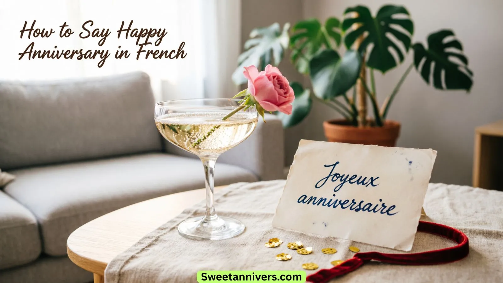 How to Say Happy Anniversary in French
