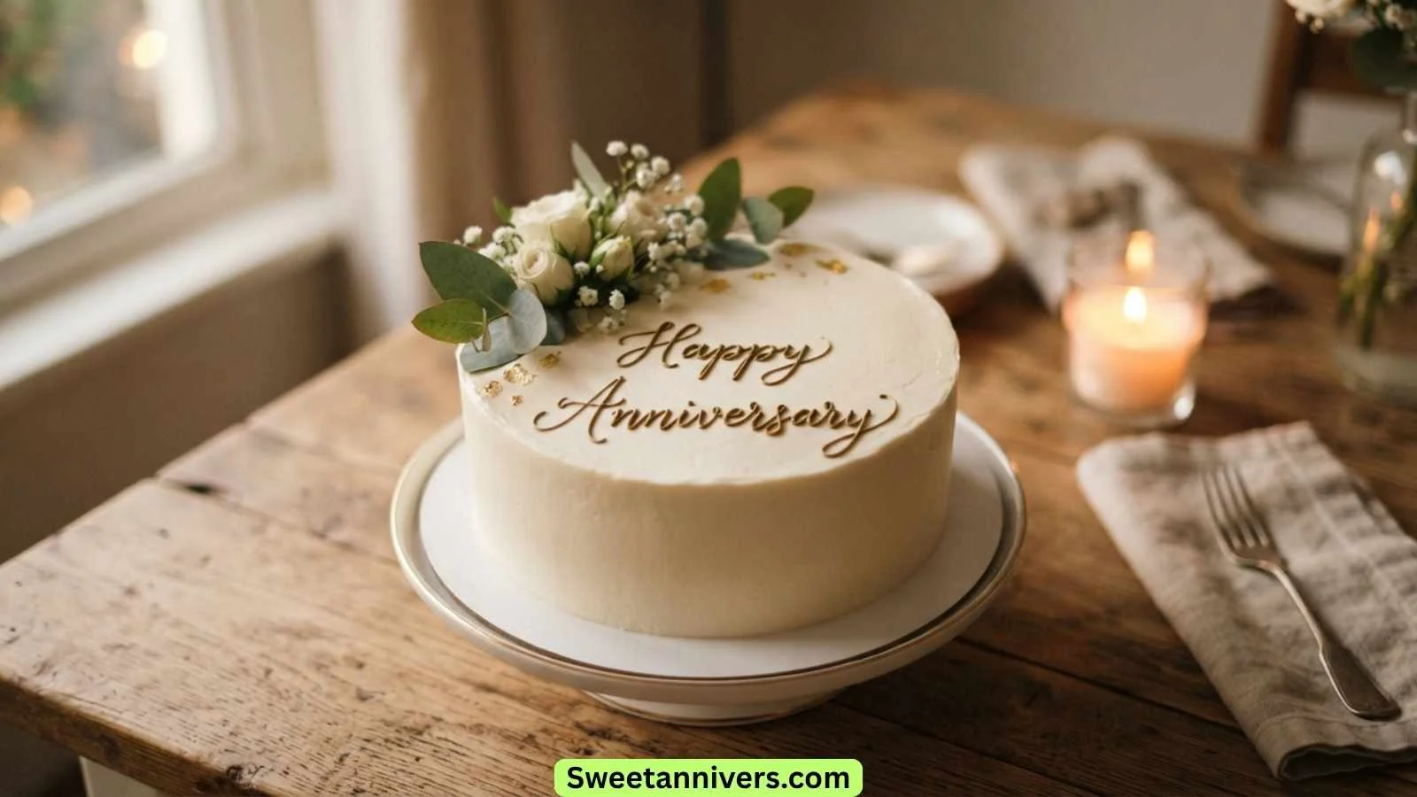 Happy Anniversary Cake Design