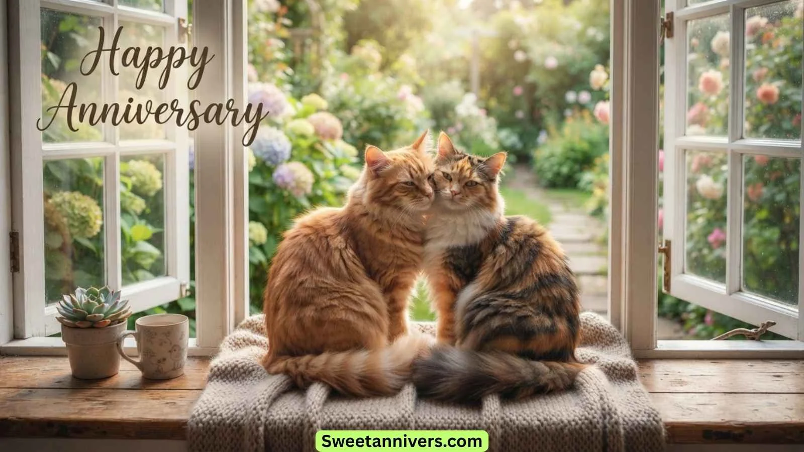 Happy Anniversary Cat GIF