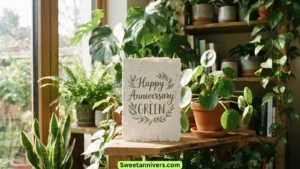 Happy Anniversary Green