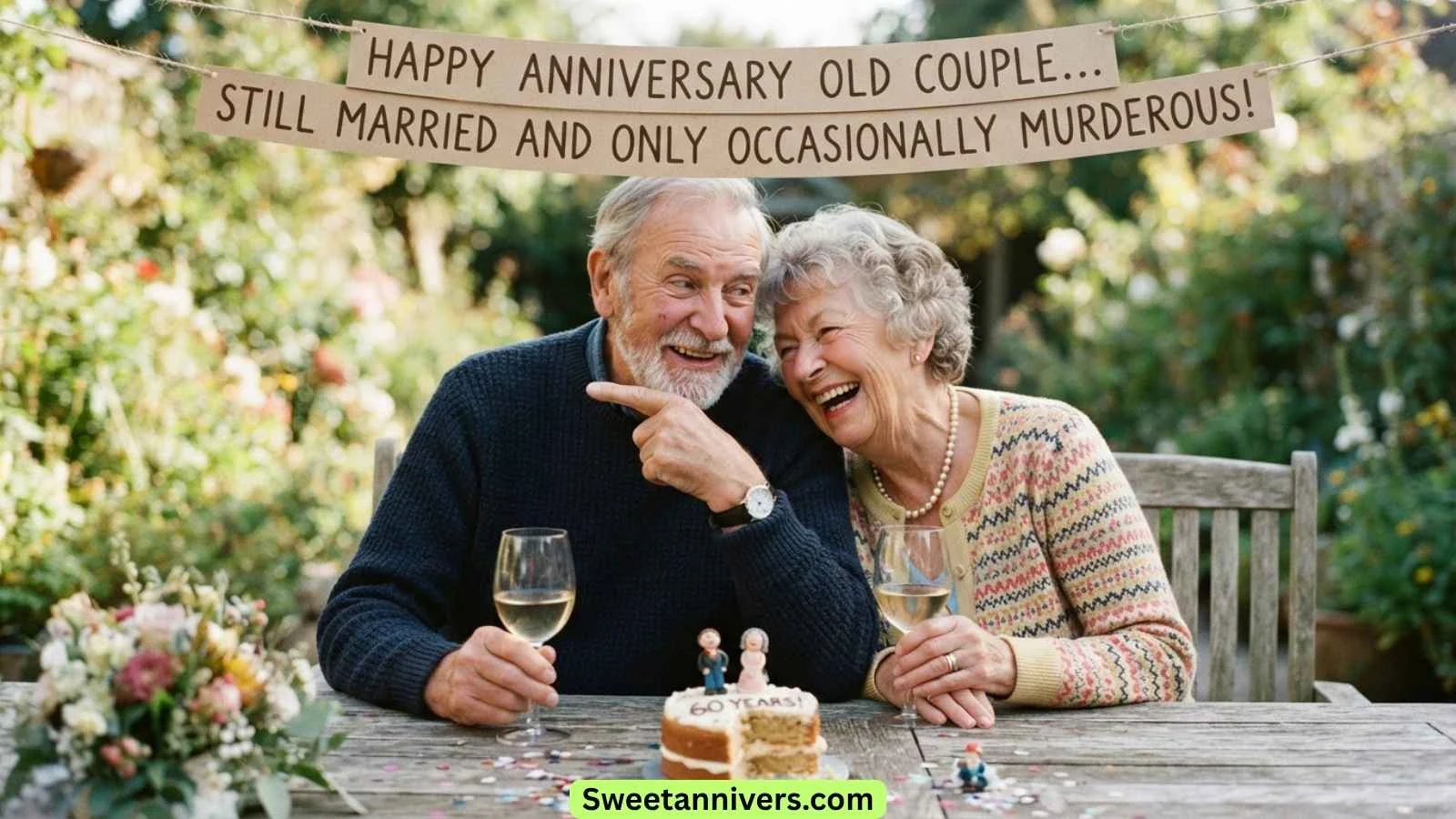 Happy Anniversary Old Couple Funny