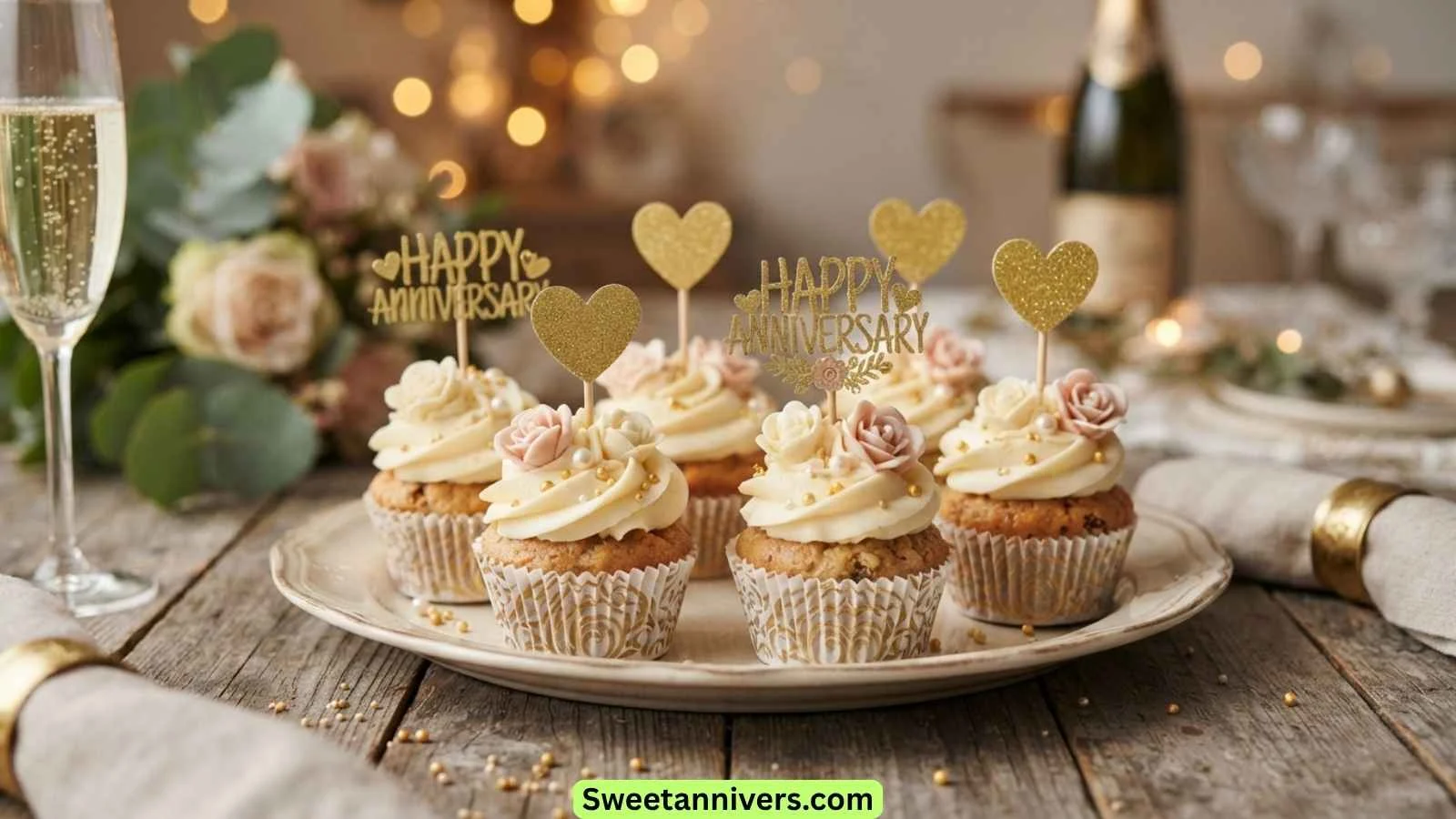 Happy Anniversary Cupcakes