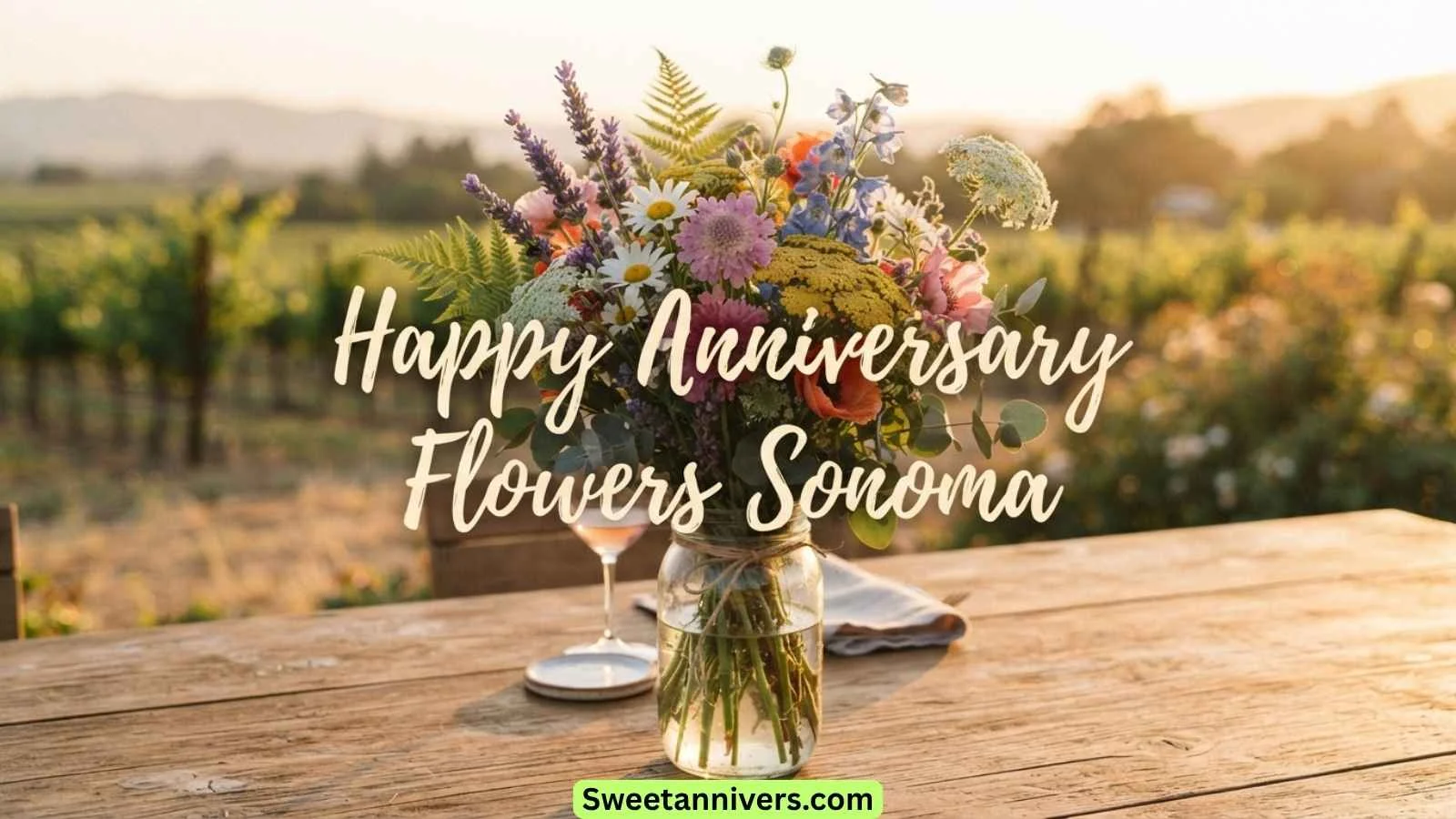 Happy Anniversary Flowers Sonoma
