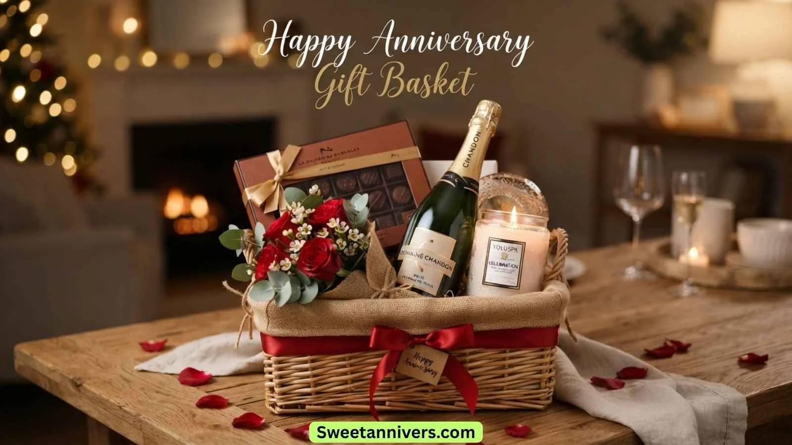 Happy Anniversary Gift Basket