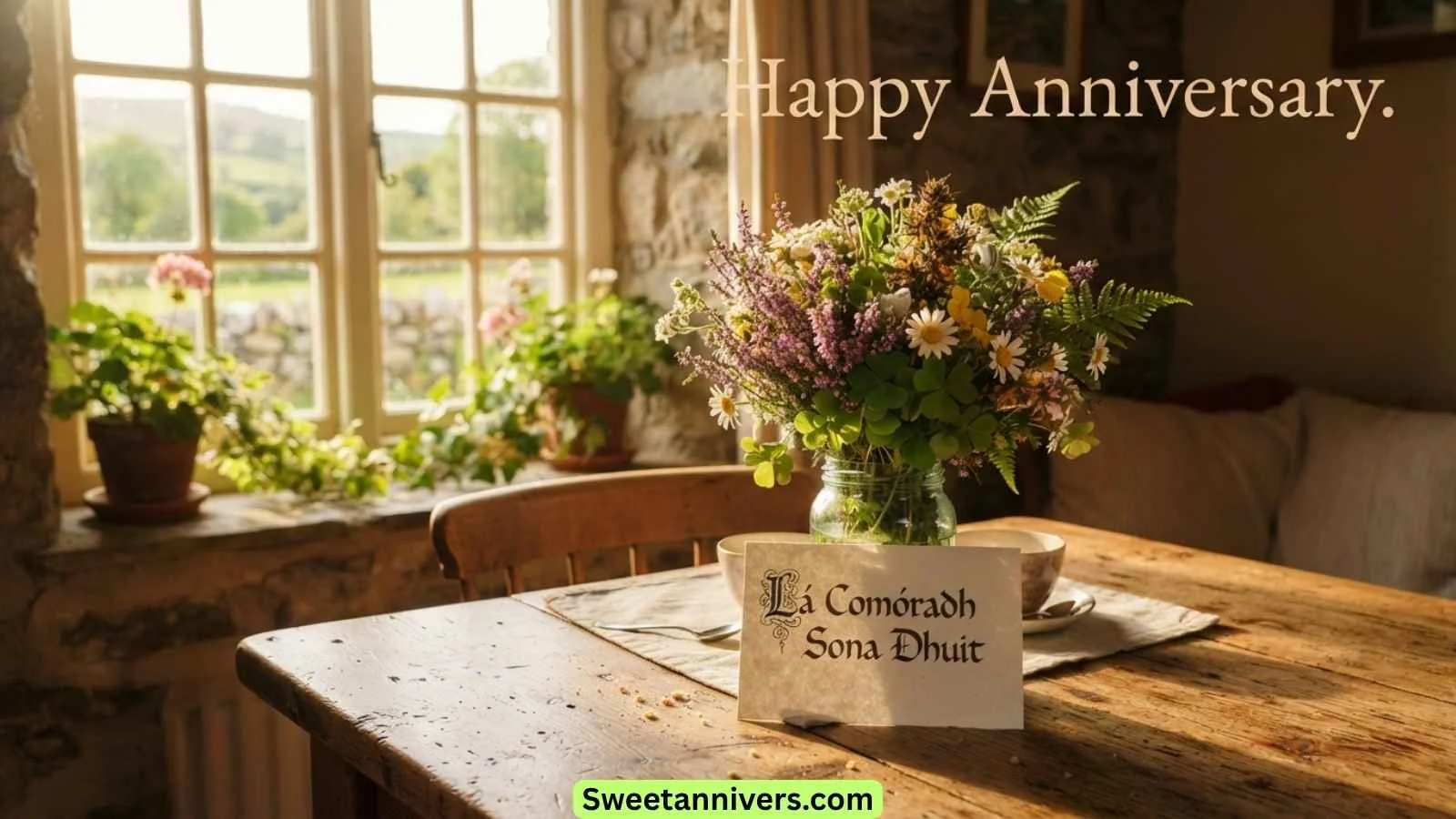 Happy Anniversary in Irish
