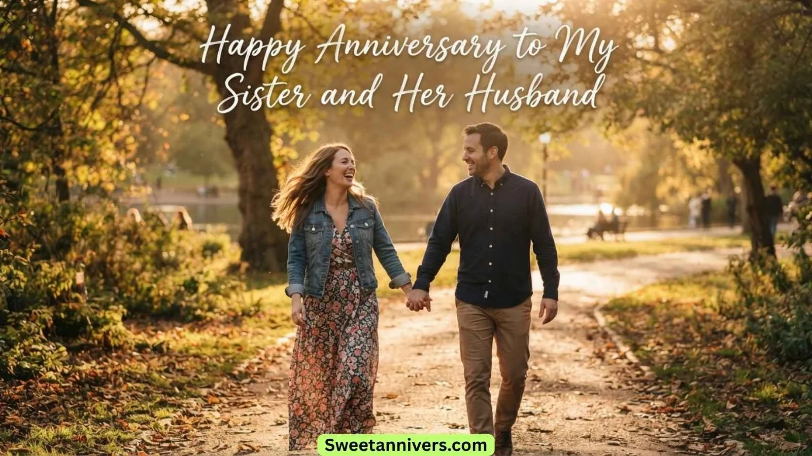 Happy Anniversary to My Sister and Her Husband