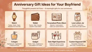 what to give boyfriend for aniversary