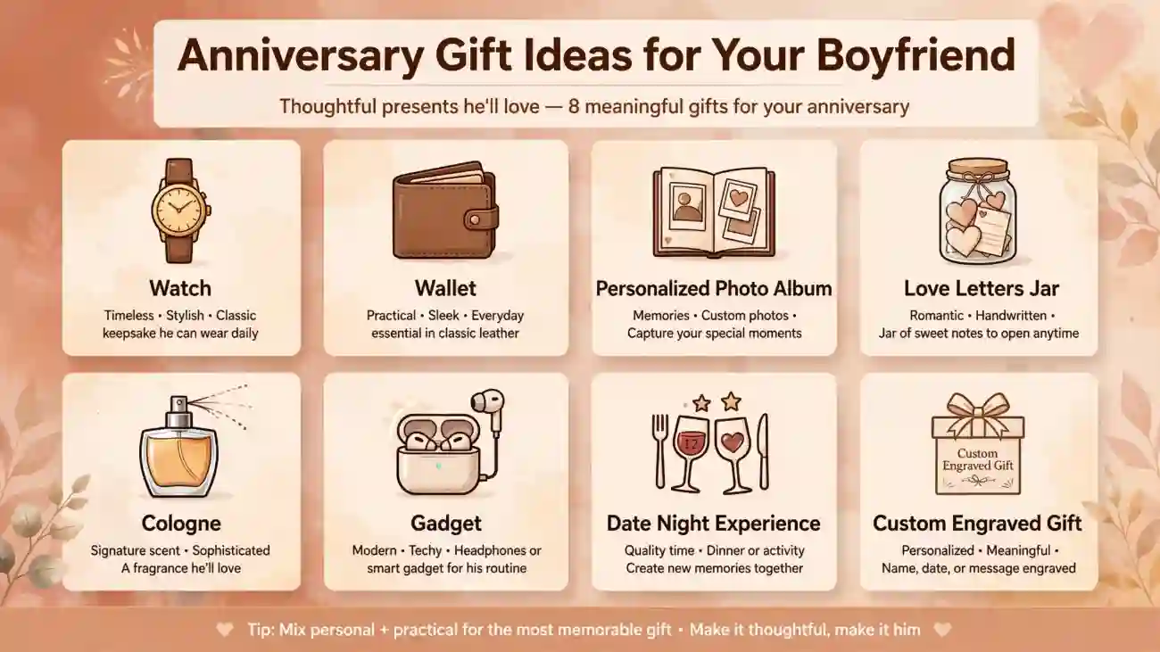 what to give boyfriend for aniversary