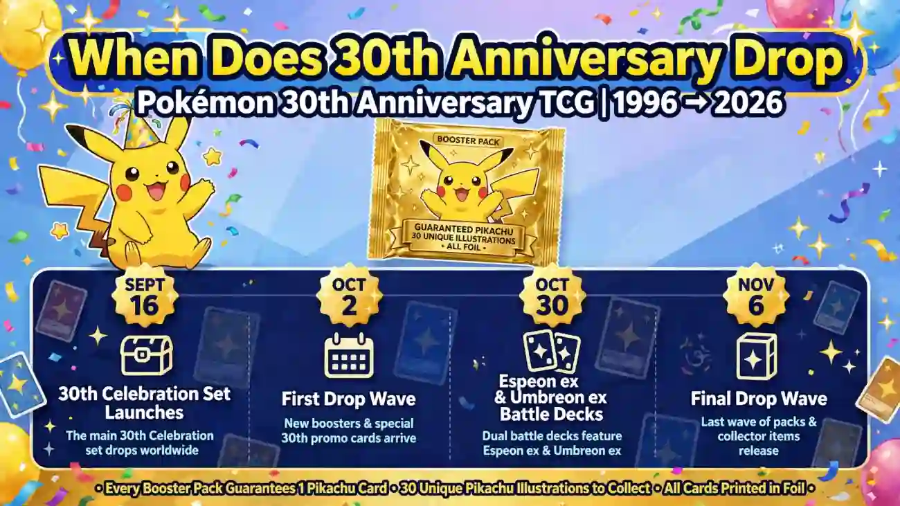 when does 30th aniversary drop