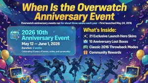 when is the overwatch aniversary event
